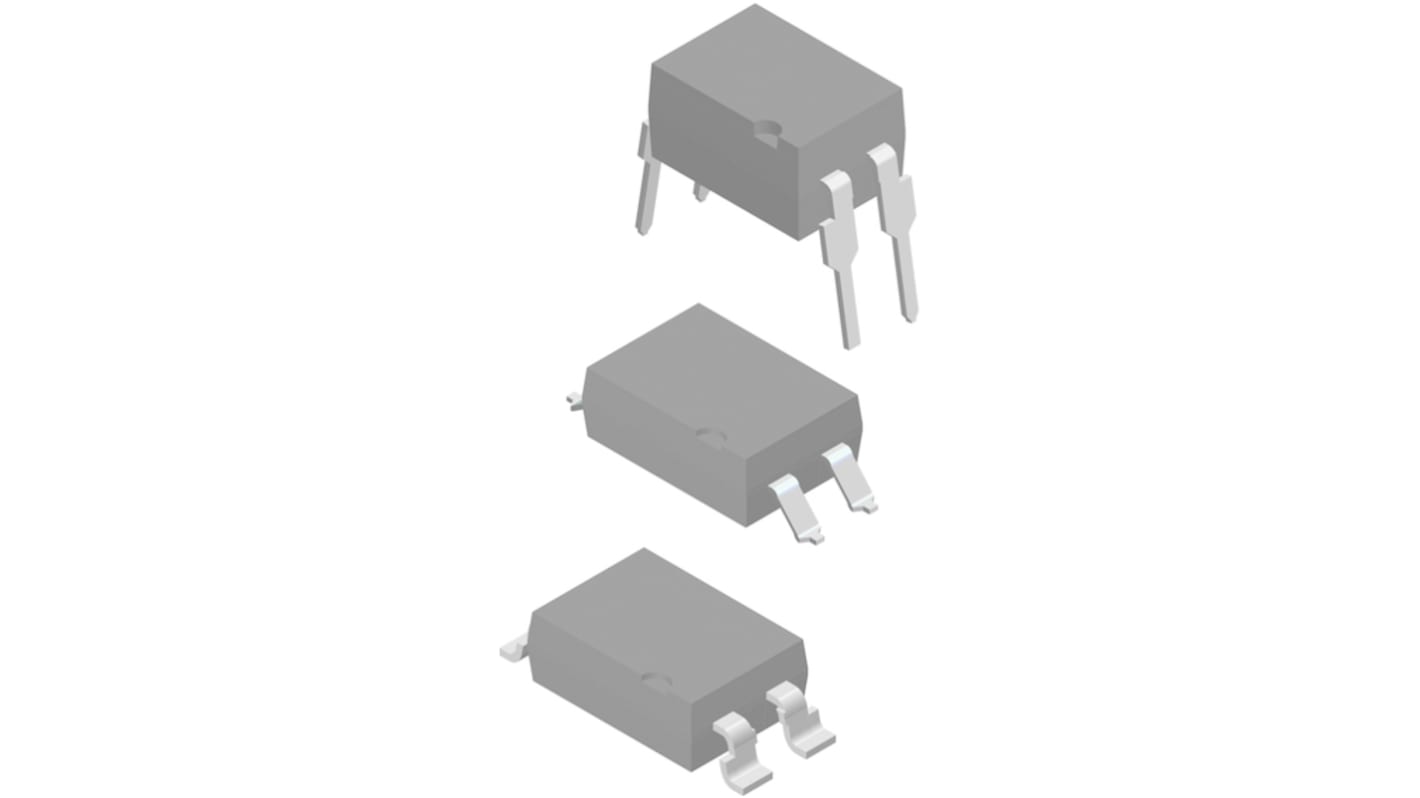 Vishay SFH THT Optokoppler DC-In / Phototransistor-Out, 4-Pin DIP, Isolation 5,3 kV eff