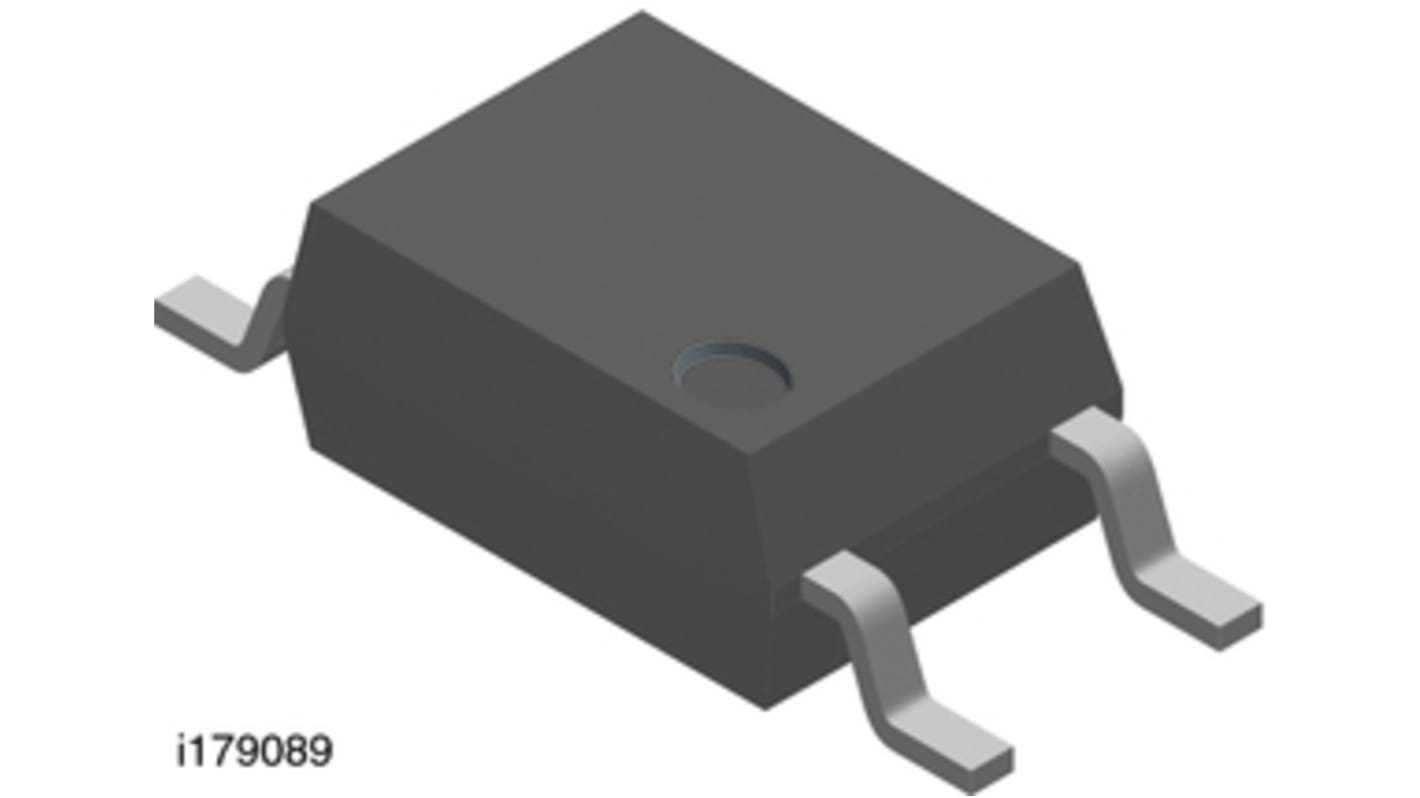Vishay, VOM617A-4T DC Input Phototransistor Output Optocoupler, Surface Mount, 4-Pin SOP