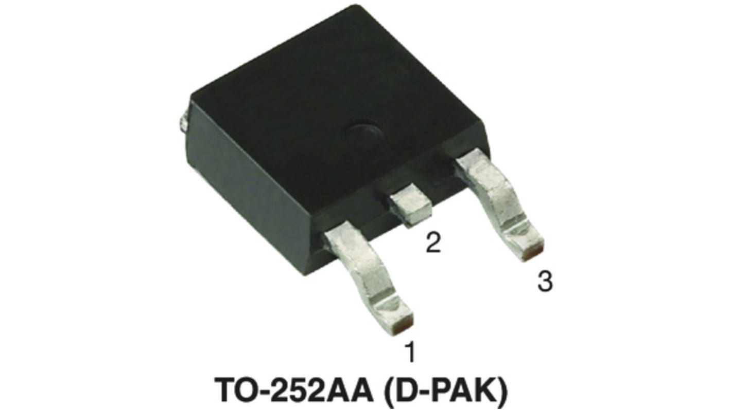 Vishay SMD Diode, 1200V / 8A, 3 + Tab-Pin D-PAK (TO-252AA)