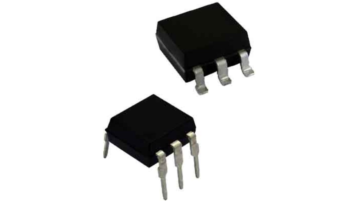 Optoacoplador Vishay LH de 1 canal, Vf= 1.45V, Viso= 5.3 kVrms, OUT. MOSFET, mont. superficial, encapsulado SMD, 6 pines