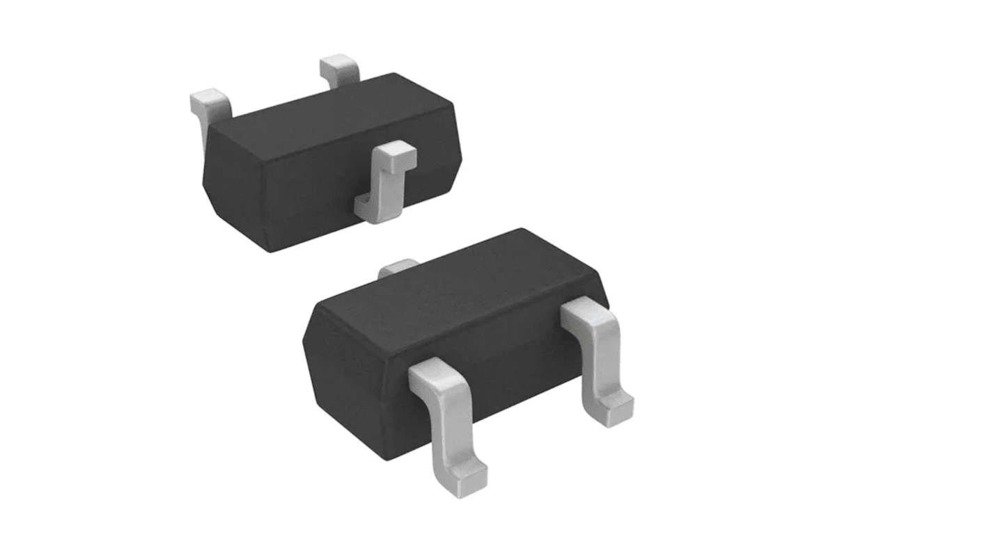 P-Channel MOSFET, 190 A, 60 V, 3-Pin SC-75 Vishay SI1021R-T1-GE3