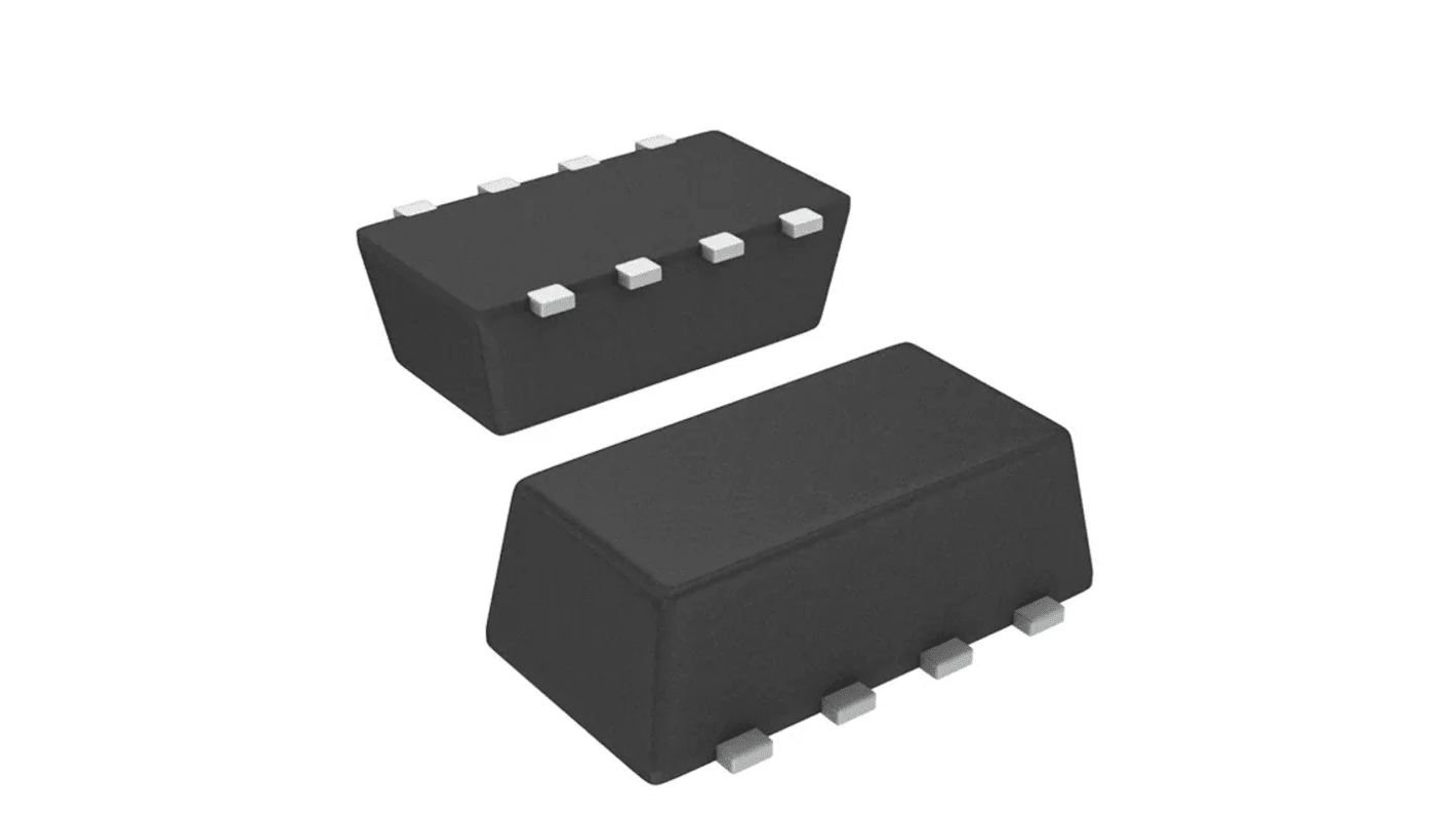 Dual N/P-Channel-Channel MOSFET, 4 A, 3.7 A, 30 V, 8-Pin 1206 ChipFET Vishay SI5504BDC-T1-E3