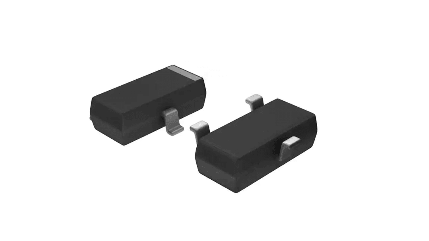 Vishay TN2404K TN2404K-T1-E3 N-Kanal, SMD MOSFET 240 V / 200 mA, 3-Pin TO-236