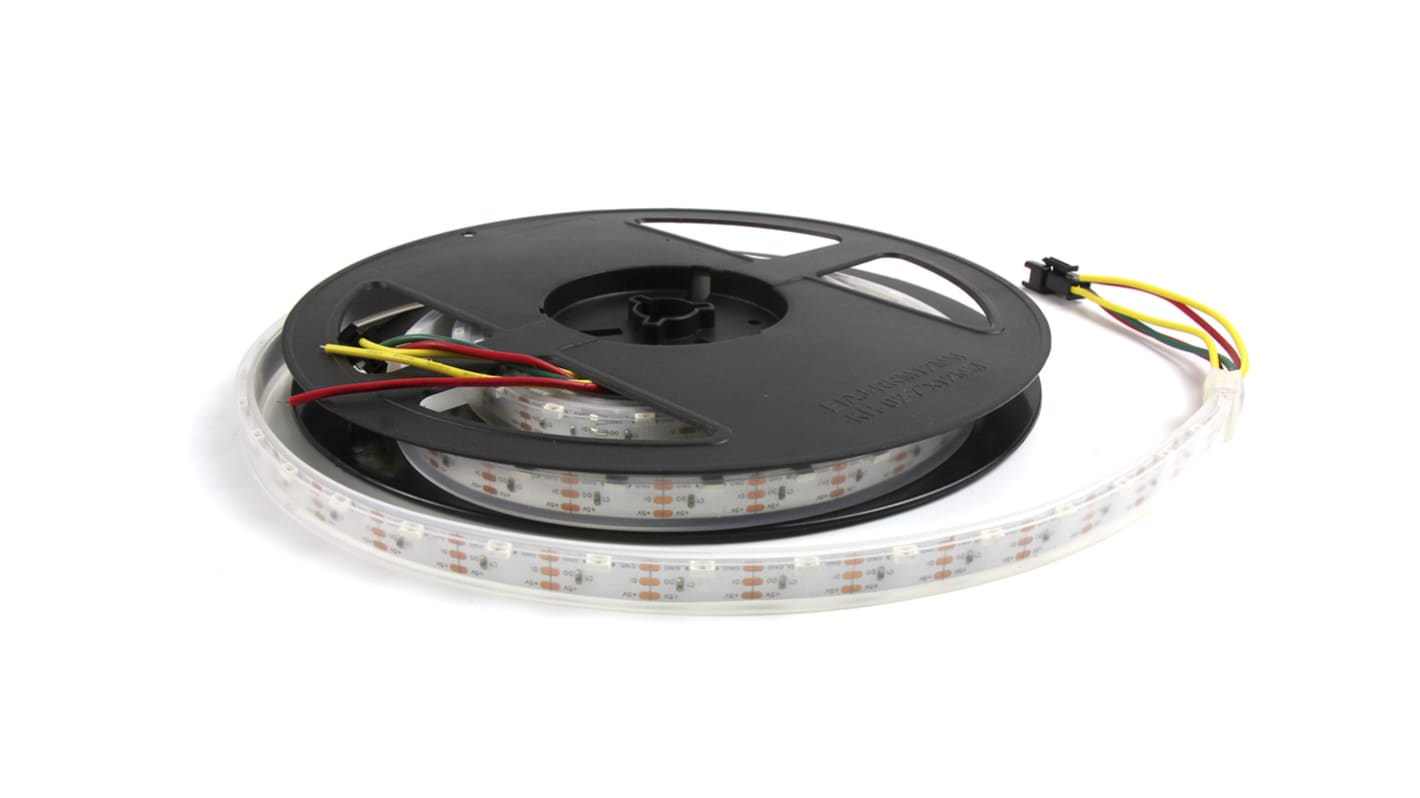 RGB LED-es szalagvilágítás 5V dc, 2m IP67, Hajlékony