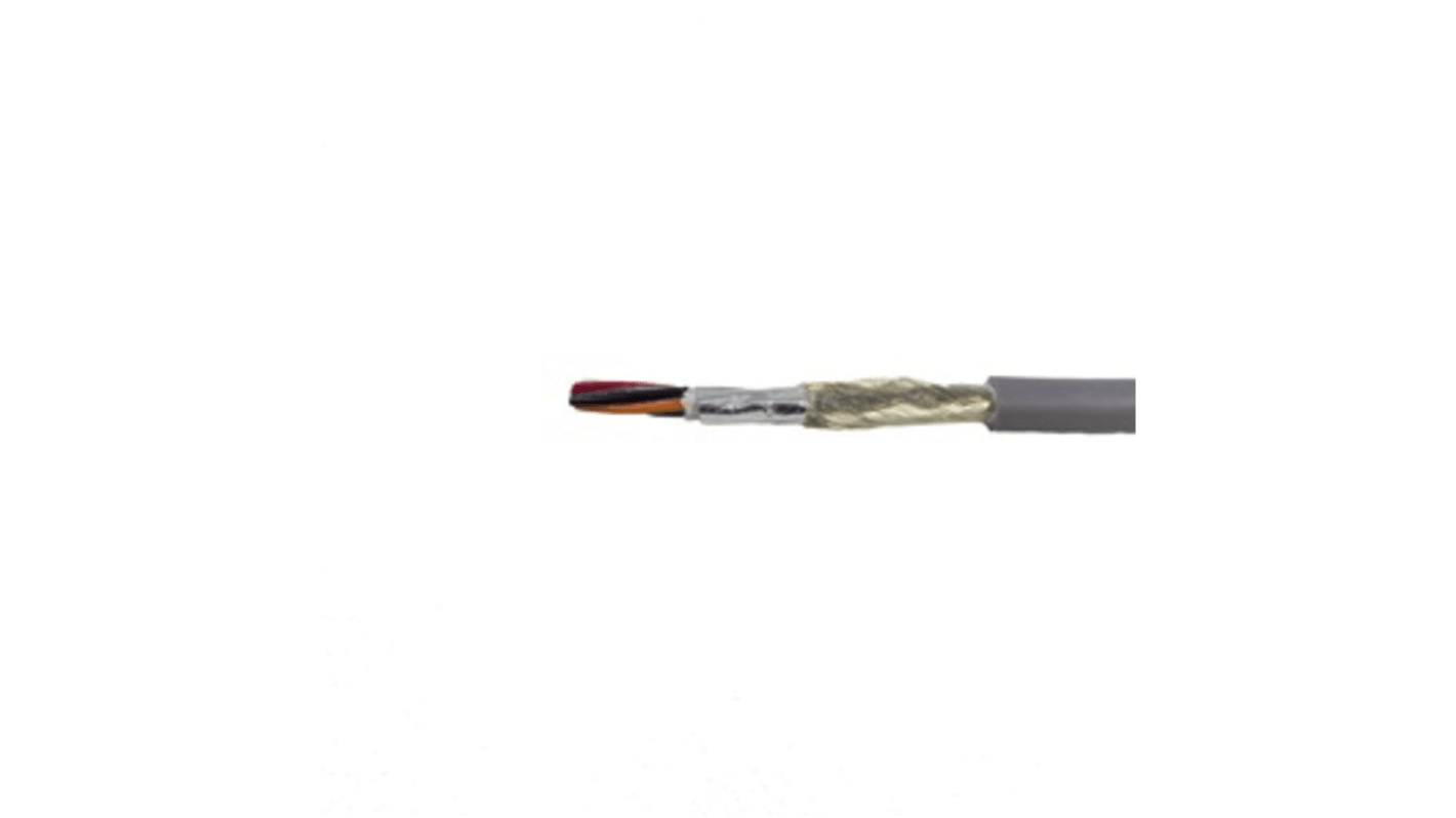 Câble de données Alpha Wire, 4x 0,38 mm² 22 AWG, Blindé, 305m