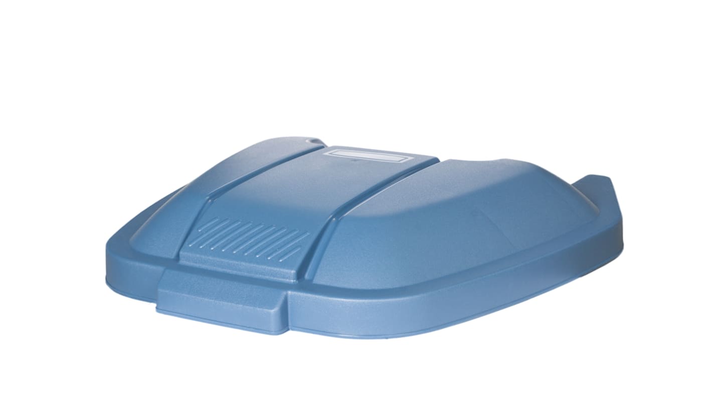 Tapa para contenedor Rubbermaid Rubbermaid de Polietileno Azul, para usar con Container R002218, Ø 555mm, alt. 10mm