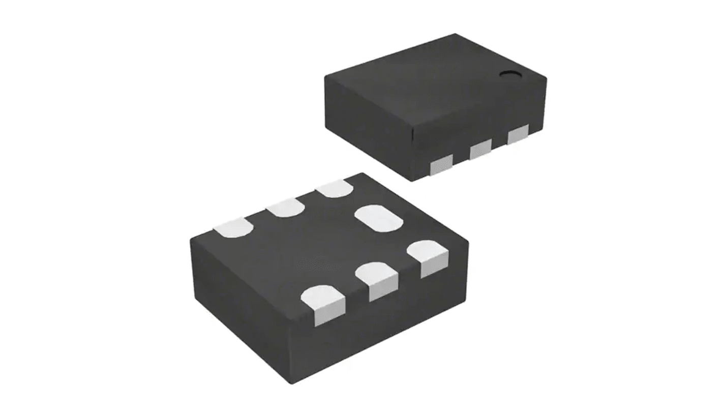 Vishay VBUS052CD-FAH-GS08, Triple-Element Uni-Directional TVS Diode, 63W, 7-Pin LLP1713-7L