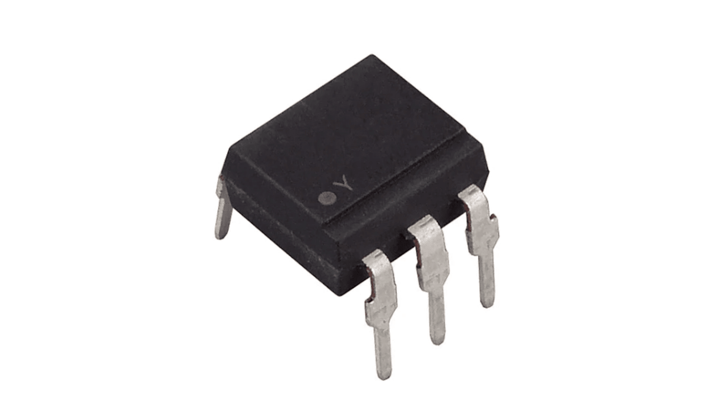 Vishay, CNY17F4 Phototransistor Output Optocoupler, Through Hole, 6Pin DIP RS