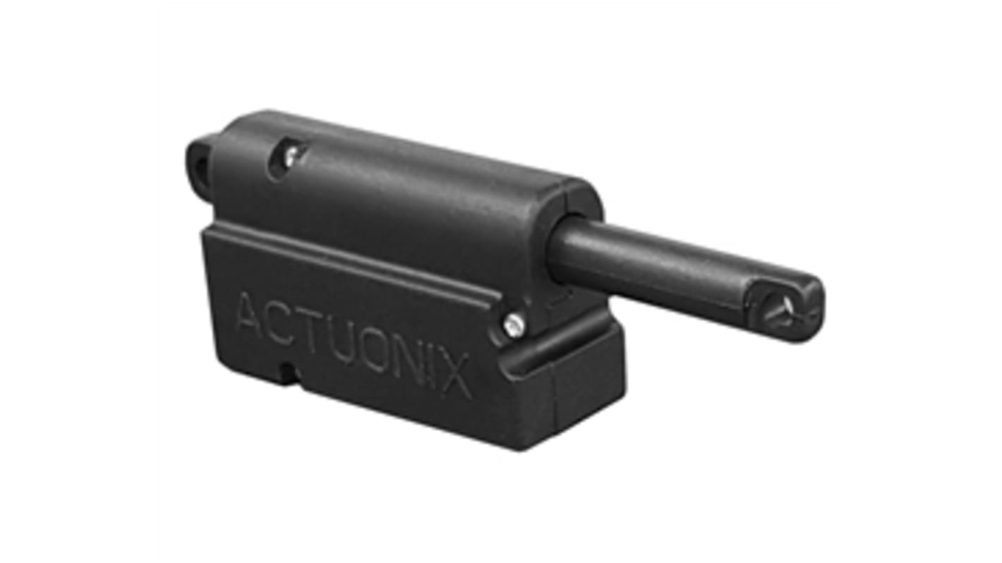 Actionneur linéaire électrique, Actuonix, Cycle 20%, 6V c.c. 18N, 28mm/s, 20mm, série PQ12