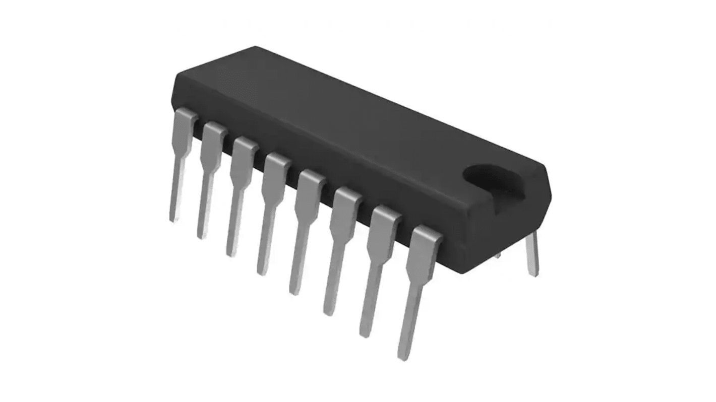 Optoacoplador Vishay, Vf= 1.3V, OUT. Fototransistor, mont. pasante, encapsulado DIP, 16 pines