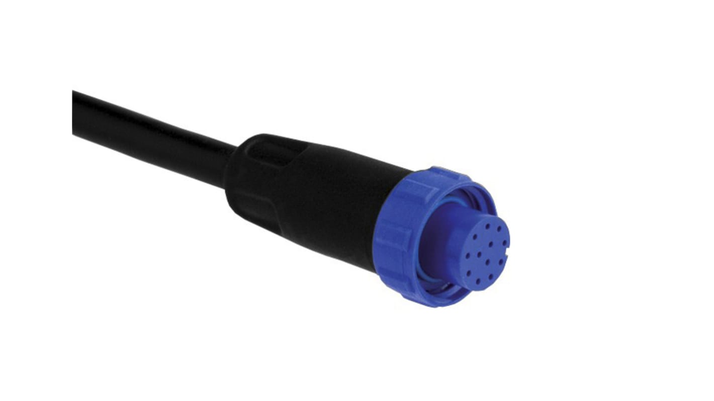 Conector circular Bulgin macho serie 400 de 6 vías macho, Montaje en Panel, IP68, IP69K