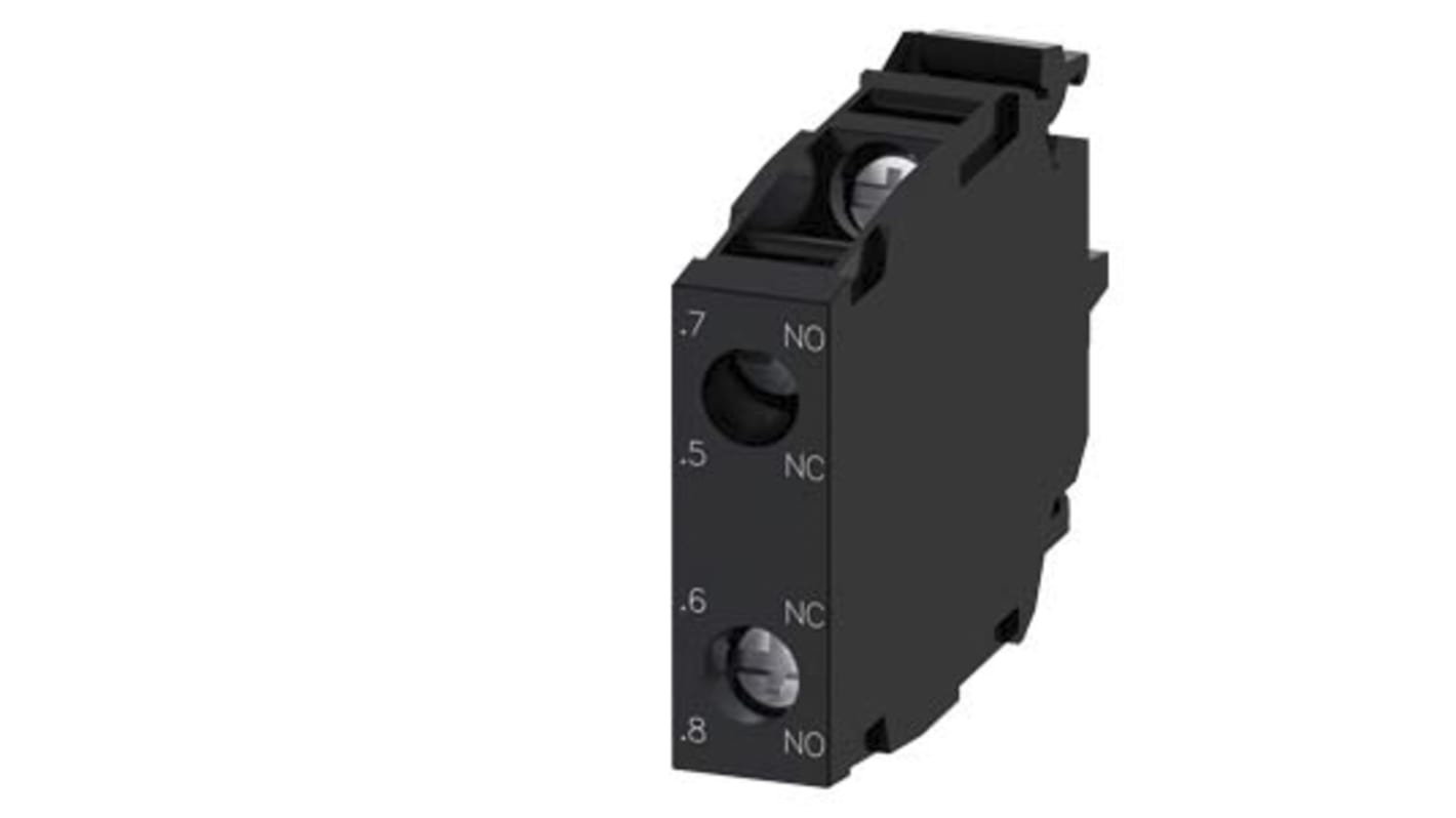 Siemens 3SU1 Contact Block - SPDT 5 → 500 V ac/dc