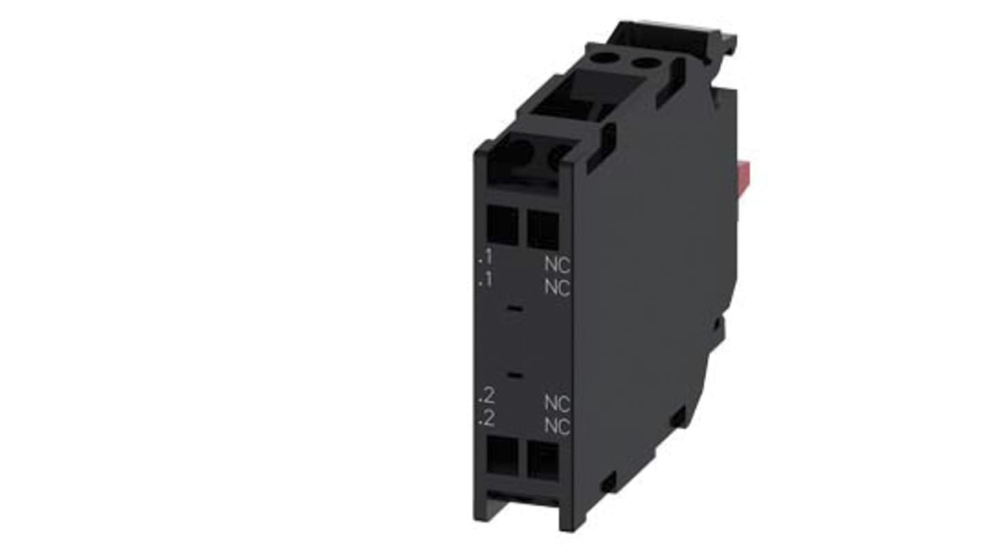 Siemens 3SU1 Contact Block - DPNC 5 → 500 V ac/dc