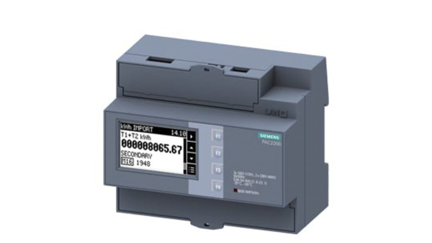 Siemens 3 Phase LCD Energy Meter