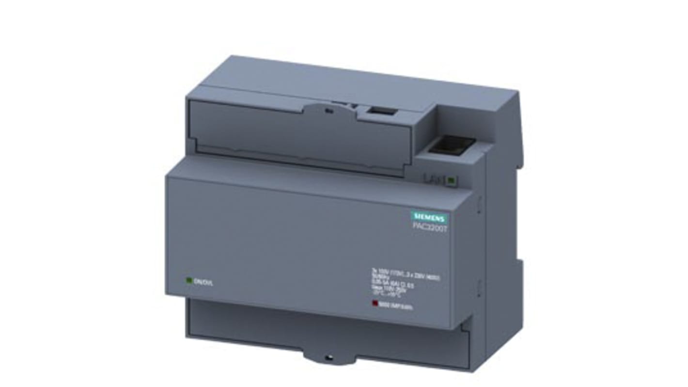 Miernik energii MODBUS TCP 3 -fazowy Siemens 1 MΩ, 5 A, 65 Hz, 400 V ac