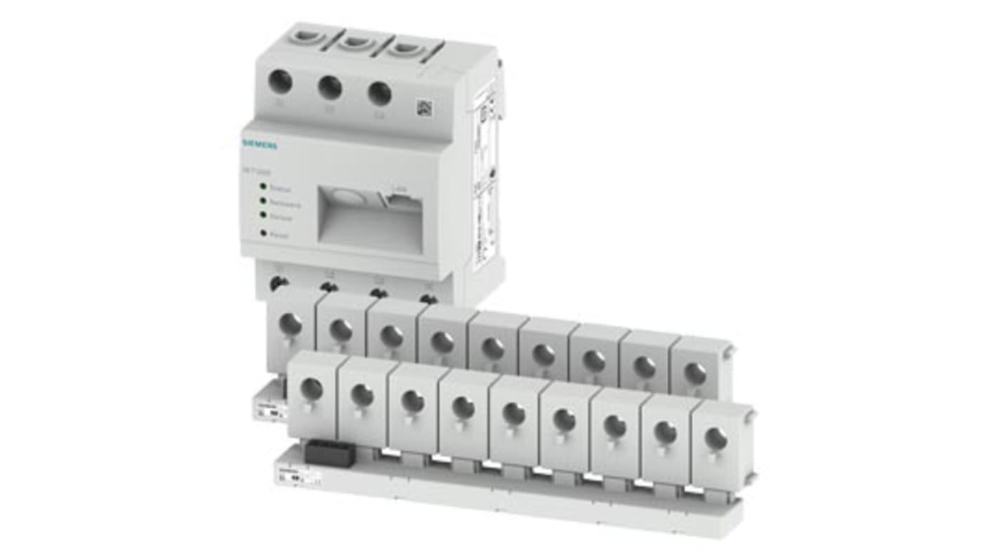 Medidor de energía Siemens serie 7KT PAC1200, display Digital, precisión ±2 %