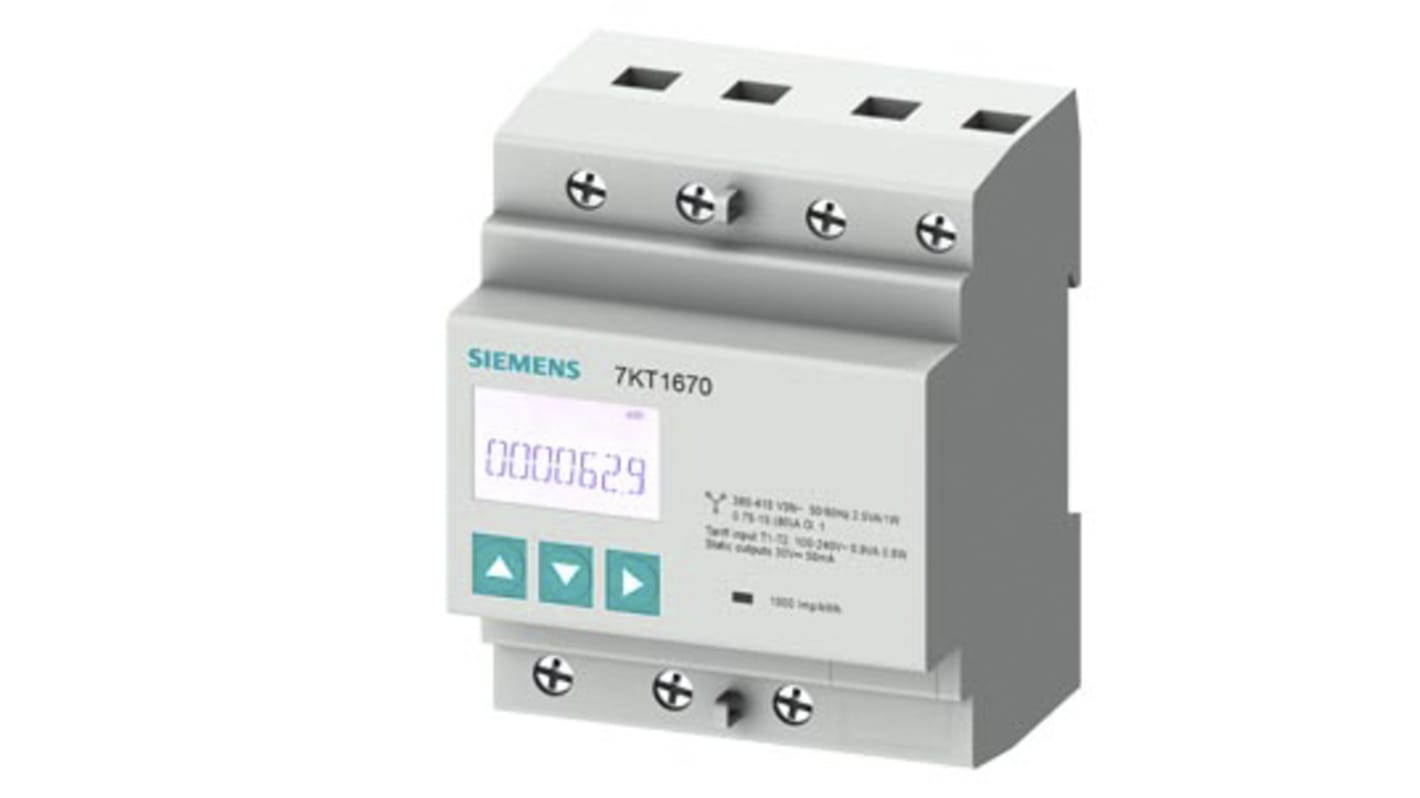 Siemens SENTRON PAC1600 Energiemessgerät LCD / 3-phasig, Impulsausgang