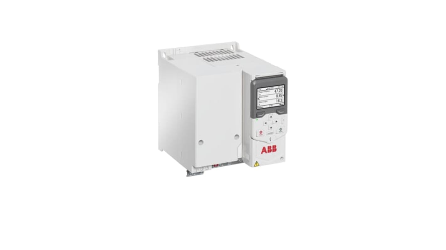 Variador de frecuencia ABB serie ACS480, 7.5 kW, 380 → 480 V ac, 3 fases, 16.2 A, 48 → 63Hz, IP20, ModBus