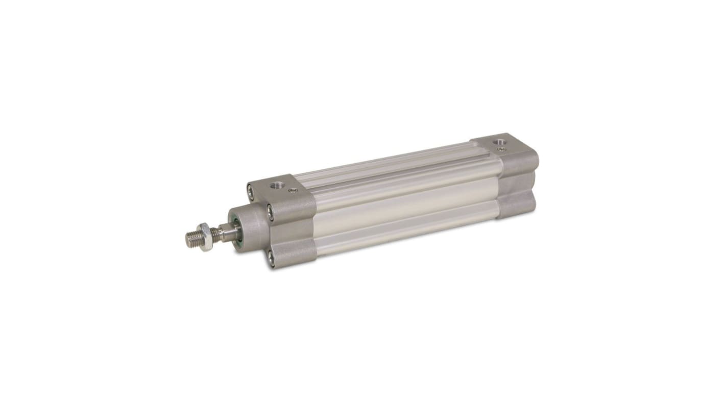 Parker Pneumatic Piston Rod Cylinder - 50mm Bore, 80mm Stroke, P1F-S Series, Double Acting