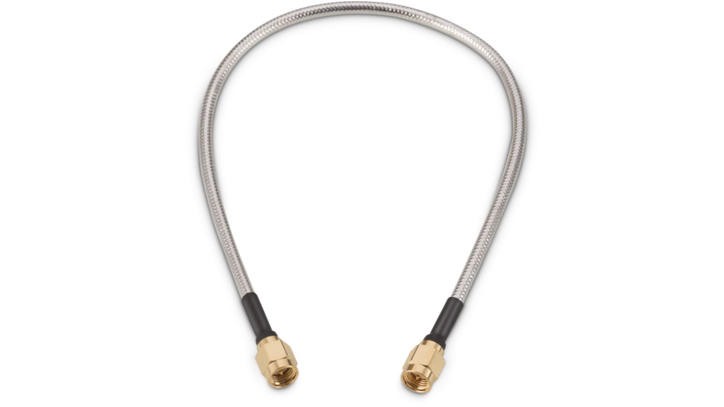 Wurth Elektronik Male SMA to Male SMA Coaxial Cable, 152.4mm, Terminated