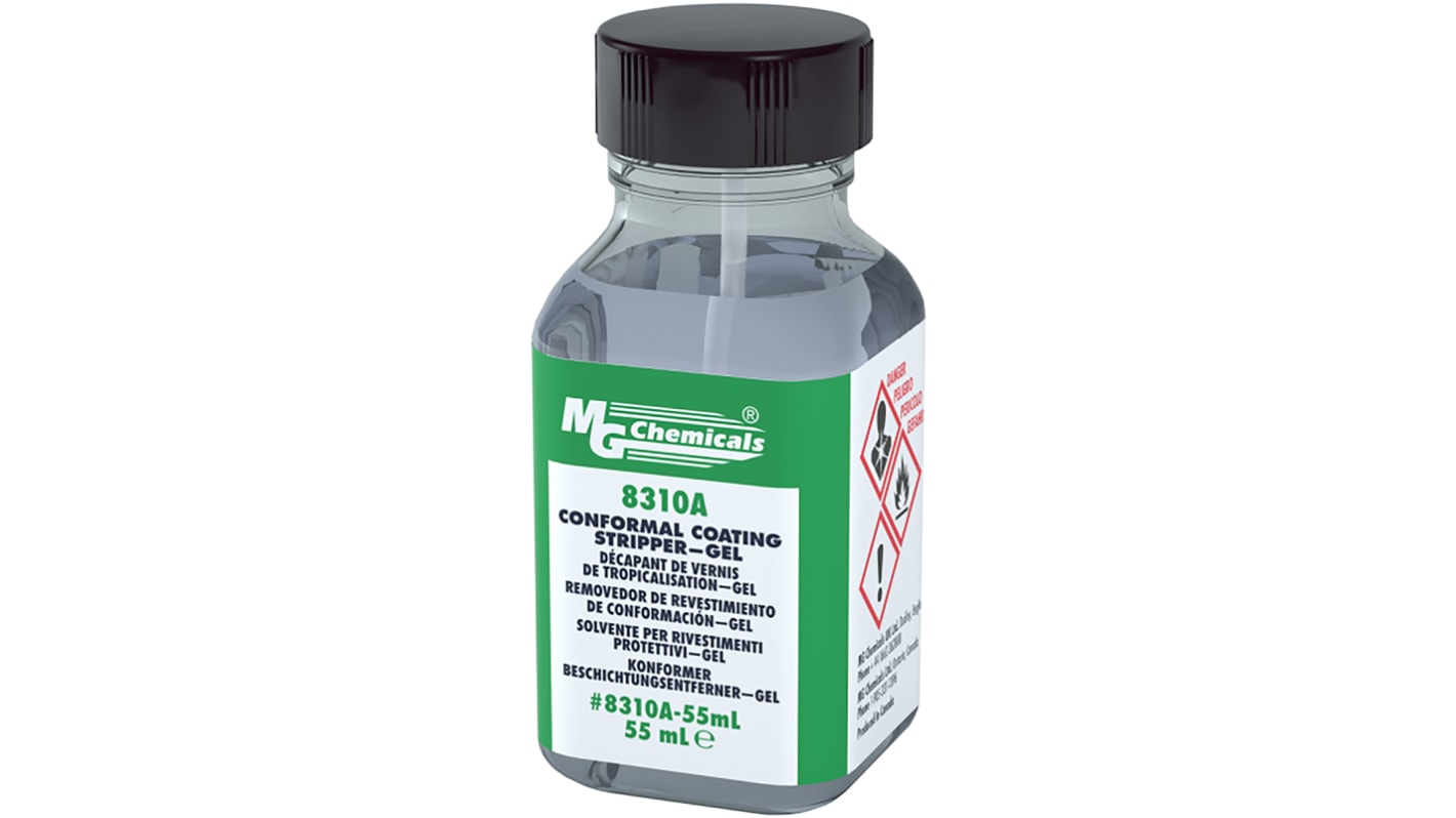 8310A55ML MG Chemical Clear Conformal Coating Remover, 55 ml Bottle RS