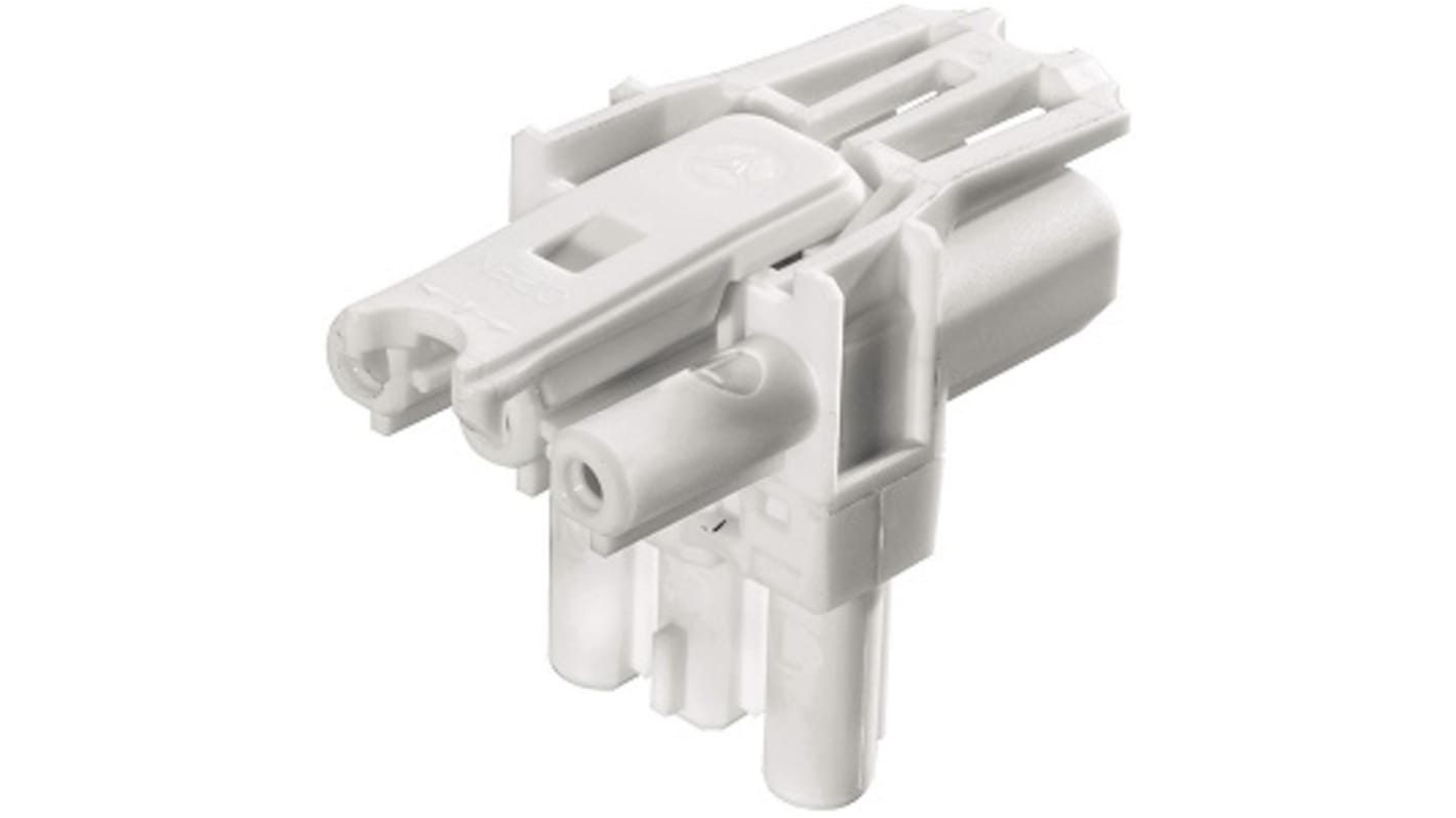 Wieland GST18i Series T-Distributor, 3-Pole, 3-Way, 20A, IP20