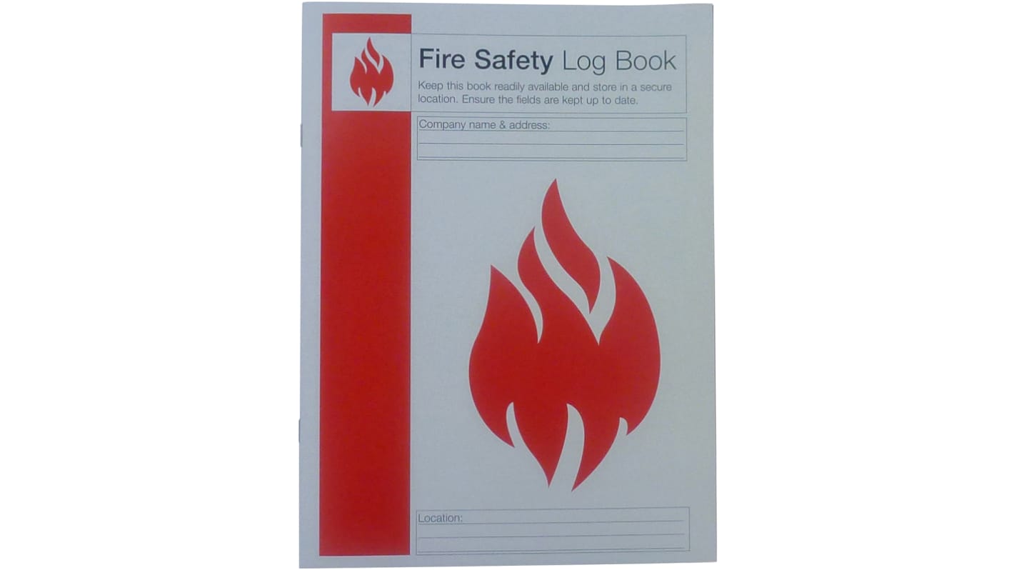 Libro de registro de seguridad contra incendios RS PRO para usar con Seguridad contra incendios