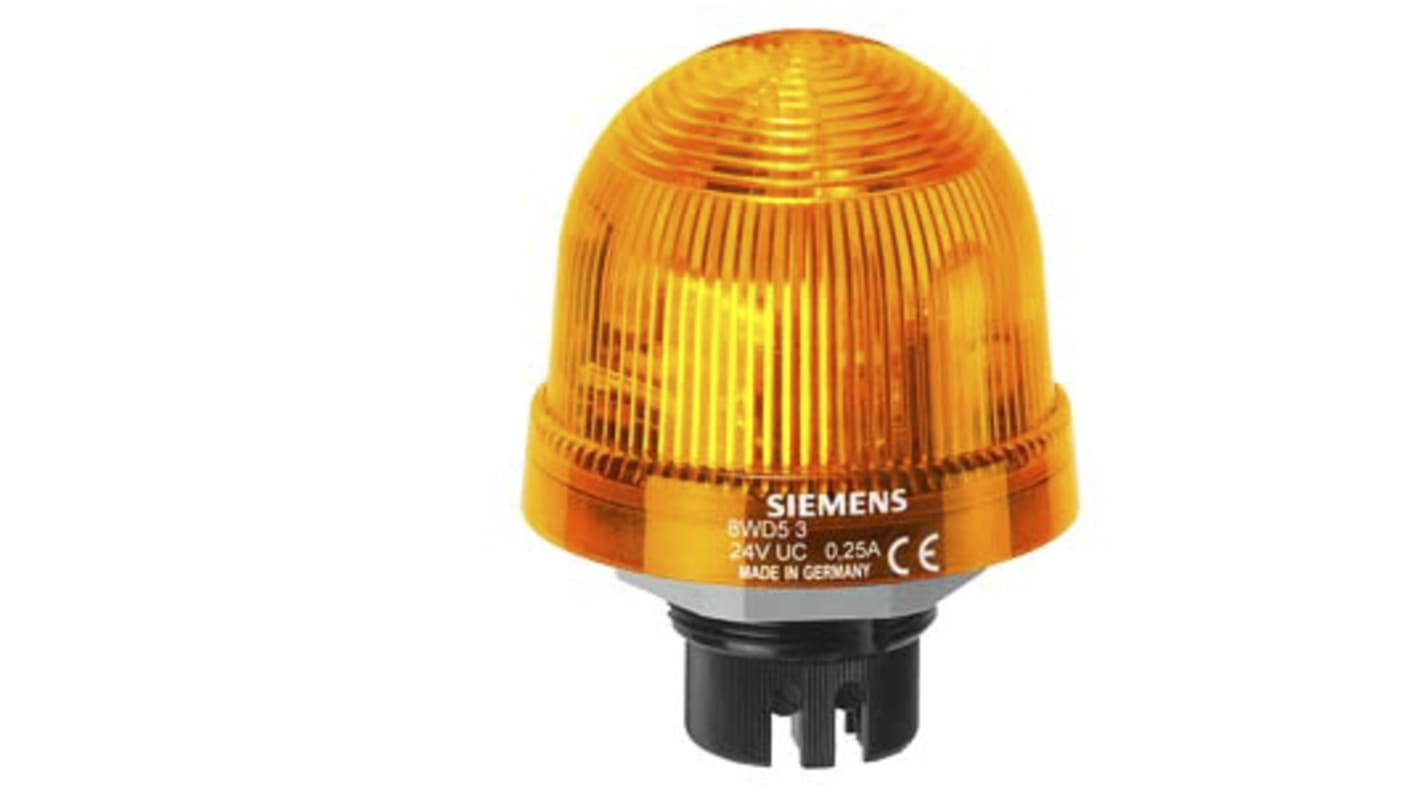 Siemens Lyskilde Lyssignalgiver Gul LED, Blinkende, 24 V dc