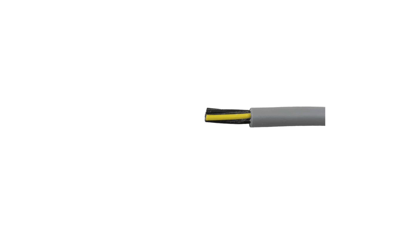 Alpha Wire YY Steuerkabel, 5-adrig x 0,5 mm² Grau, 100m