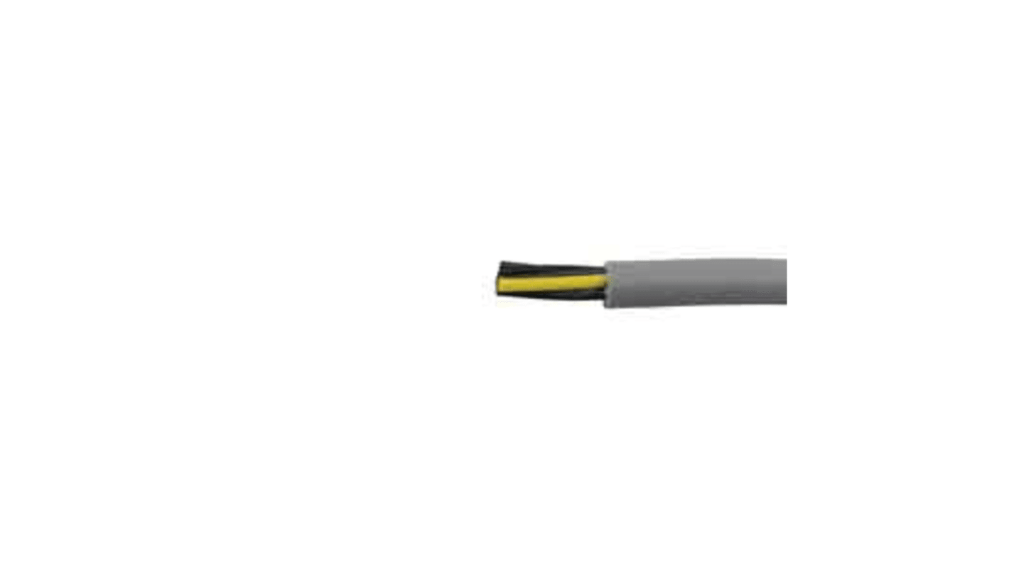 Câble de commande Alpha Wire, 5 x 0,75 mm², gaine PVC Gris, 100m