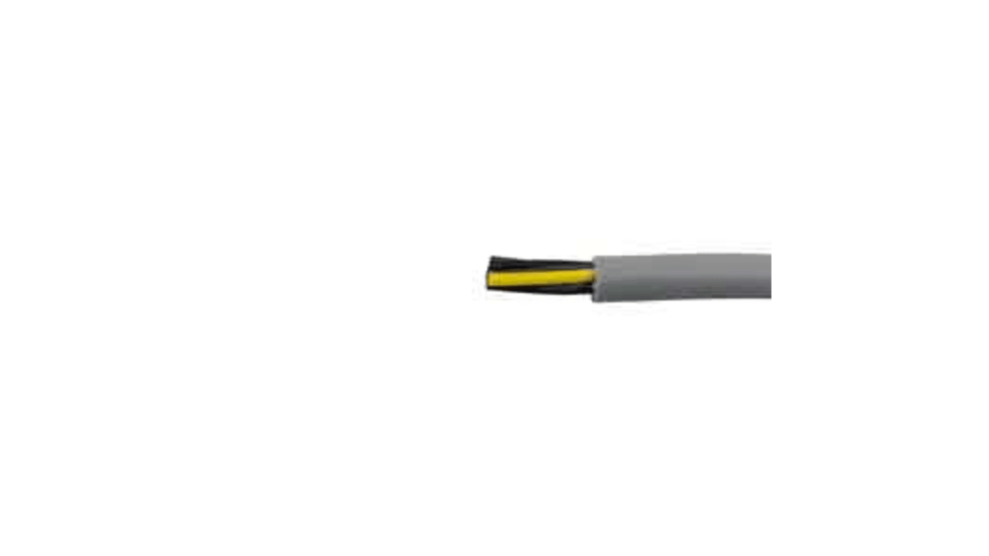 Alpha Wire Control Cable, 12 Cores, 0.5 mm², YY, Unscreened, 100m, Grey PVC Sheath