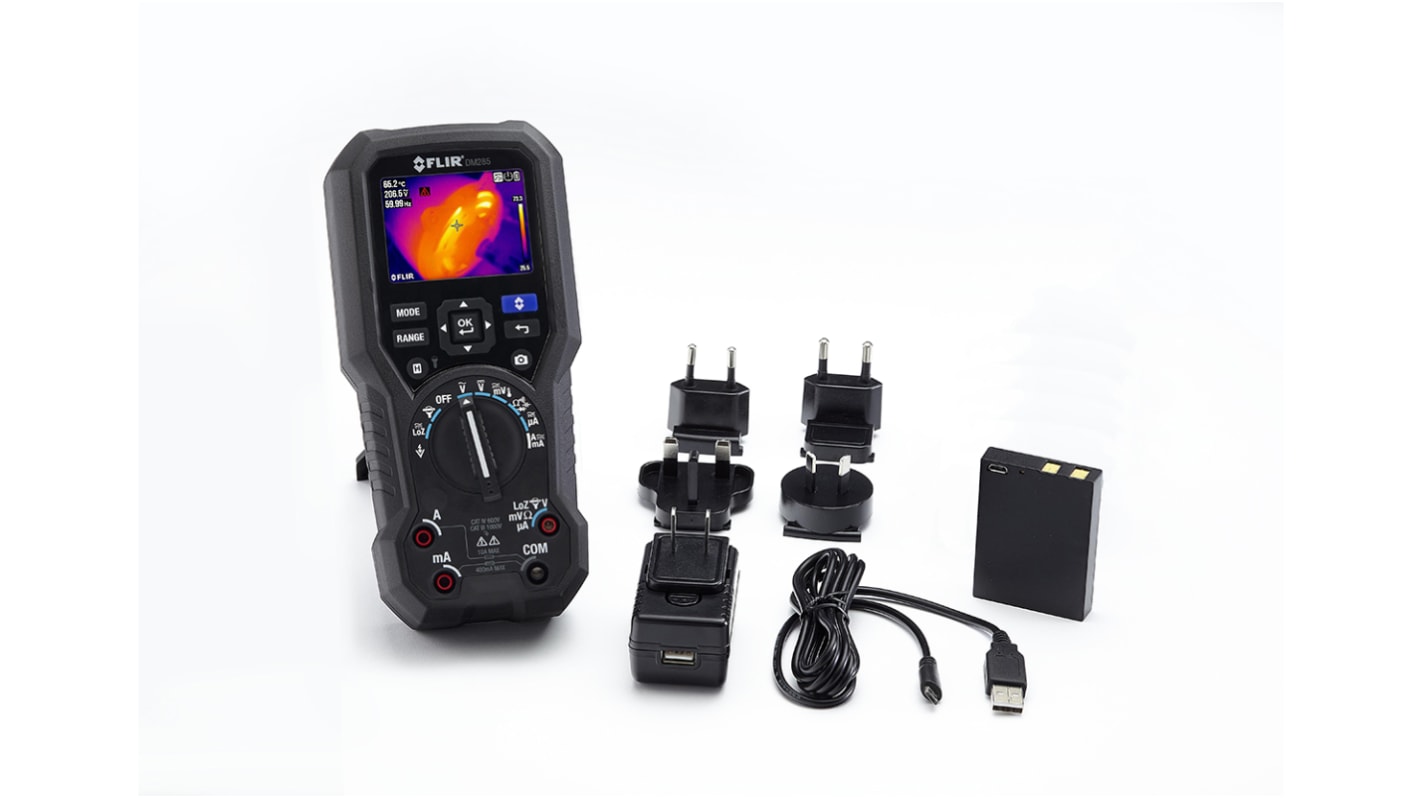 FLIR DM285-KIT multiméter készlet, alkalmazás:(Ipari), DKDCAL DM285