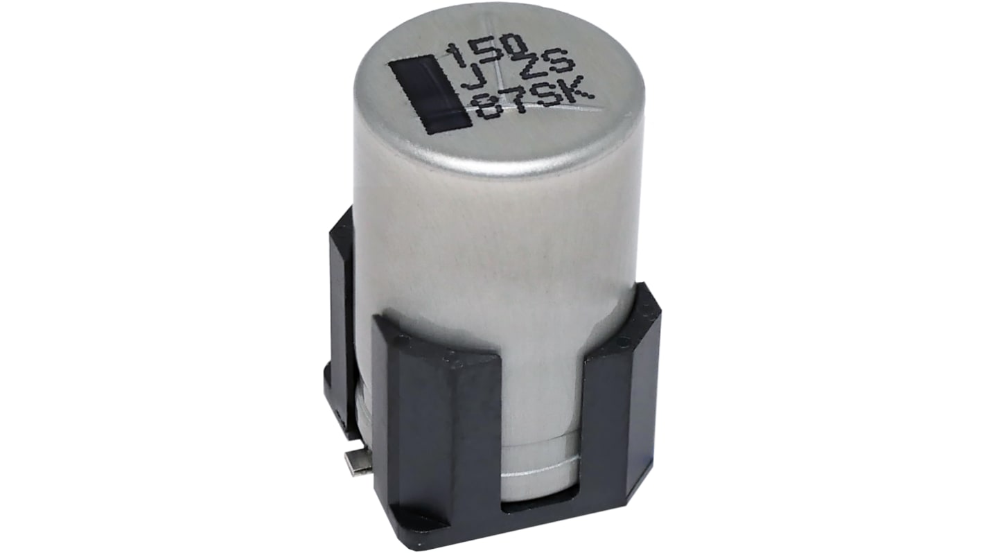 Panasonic 470μF Surface Mount Polymer Capacitor, 35V dc