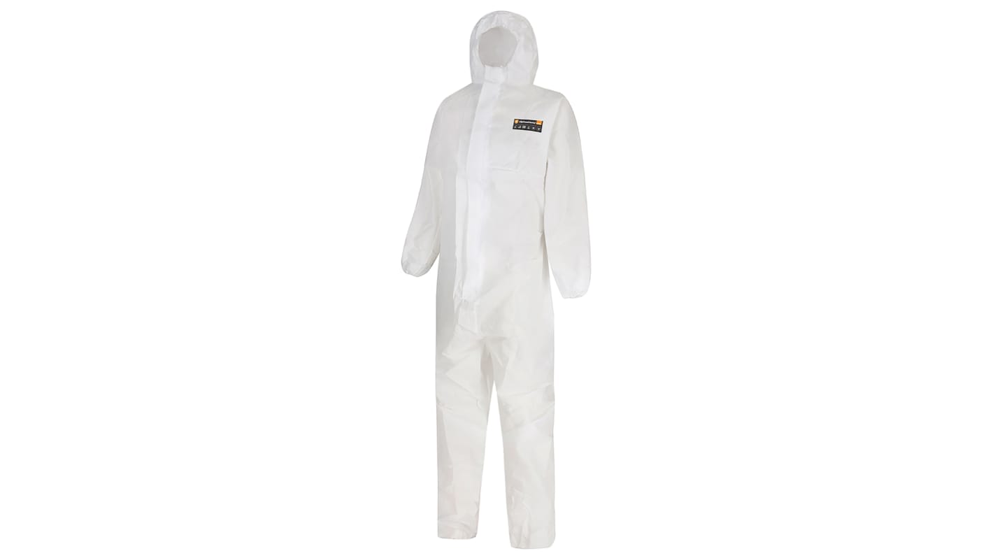 Alpha Solway White Coverall, M