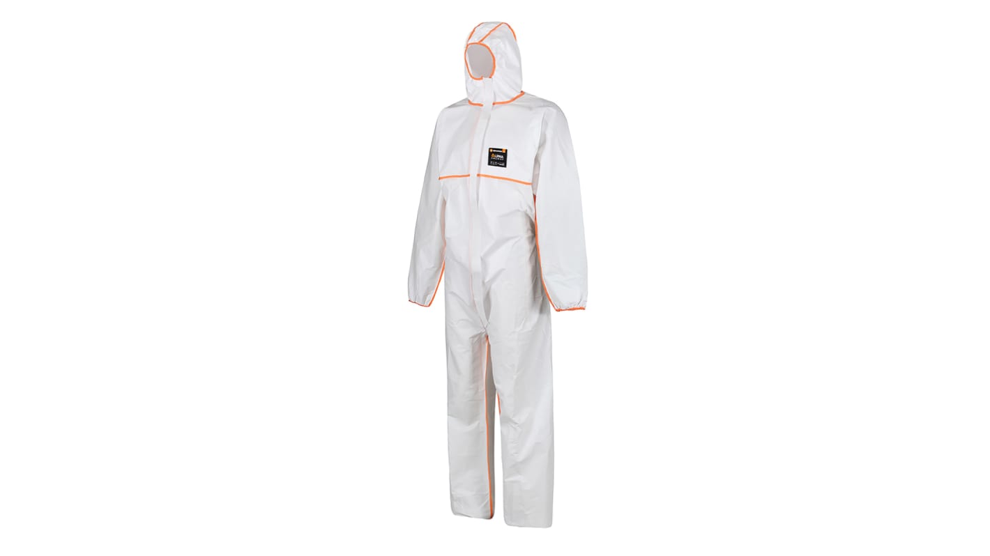 Combinaison Alpha Solway avec capuche, taille XXL, Polyéthylène, Polypropylène Blanc