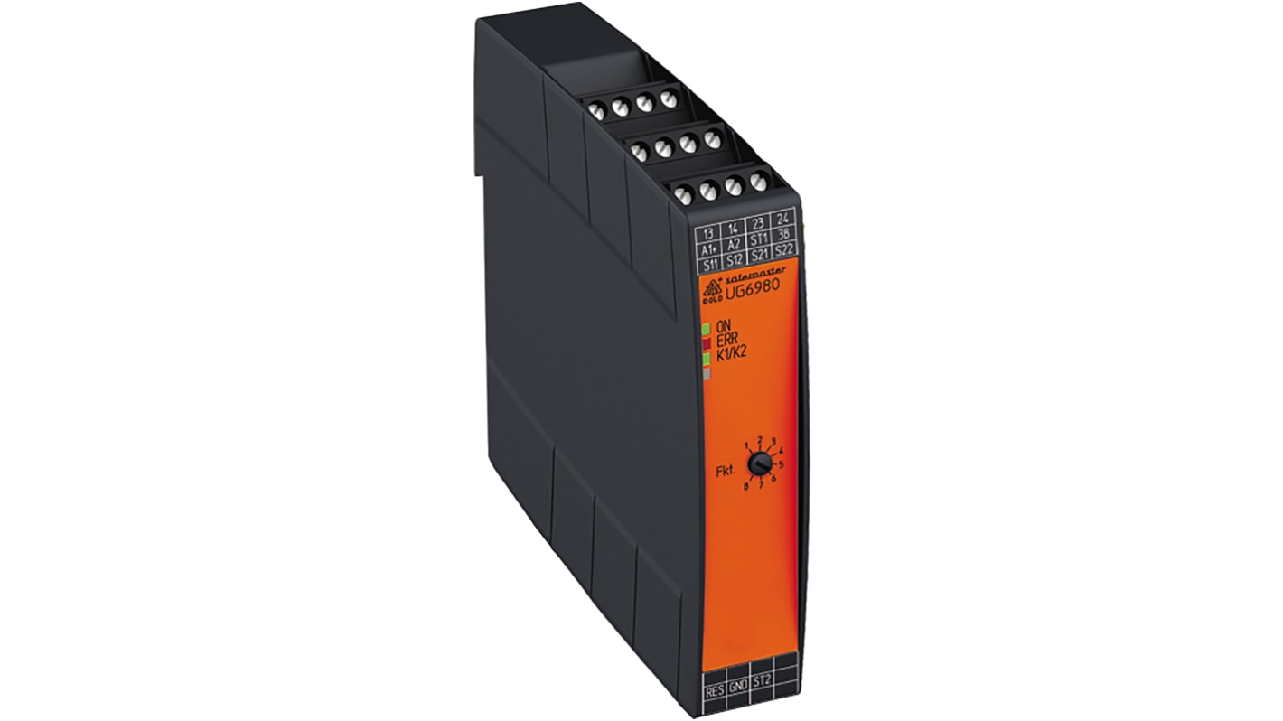 Controlador de seguridad Dold Safemaster, cat. seguridad 4, PL e 4, SIL 3, 24 V dc