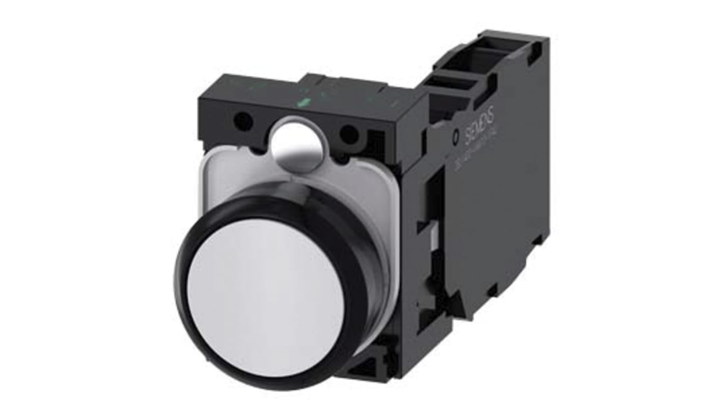 Siemens SIRIUS ACT Series Push Button, 22mm Cutout, SPDT
