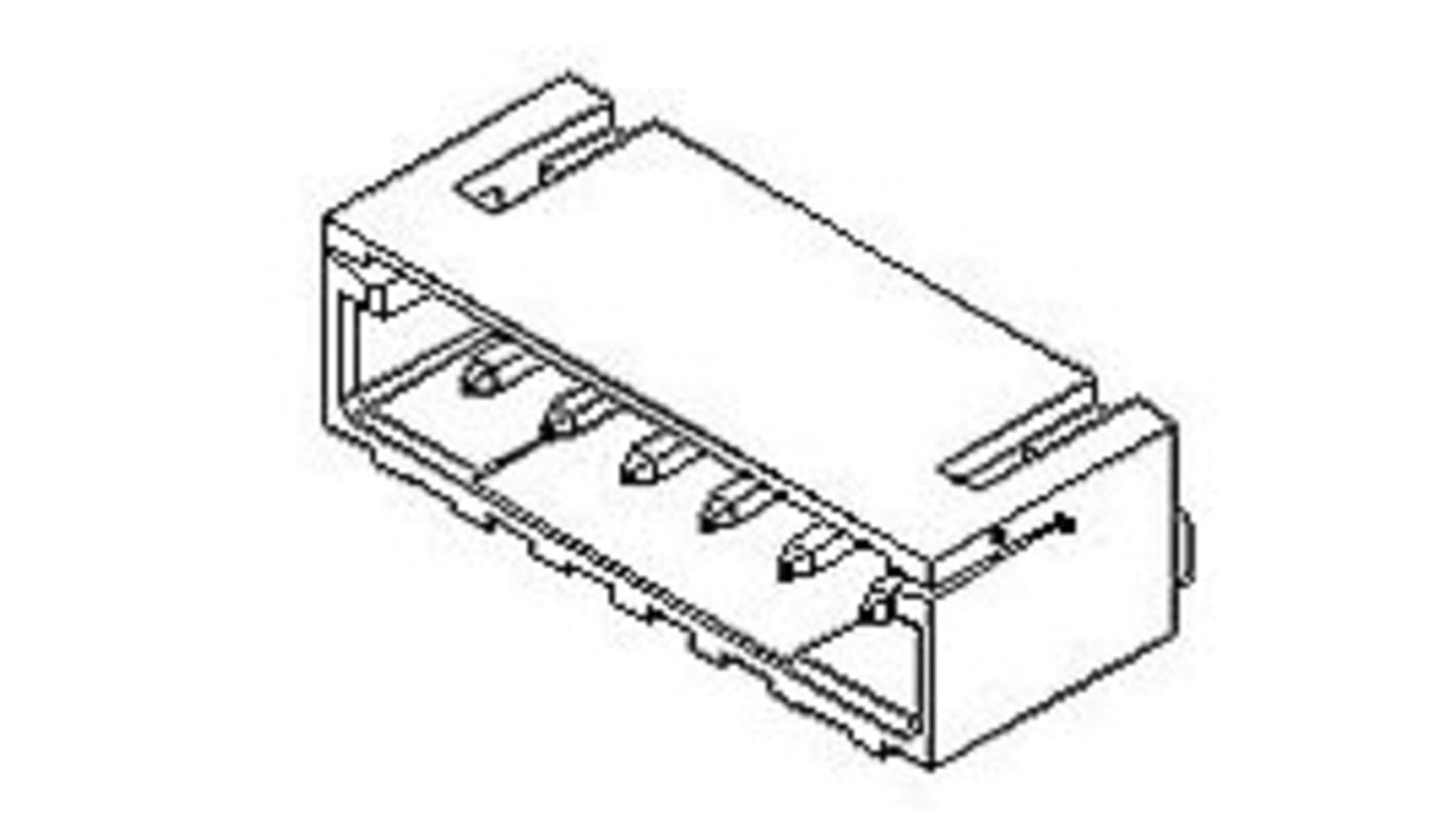 Konektor PCB, číslo řady: 53325, Vodič-Deska, počet kontaktů: 5, počet řad: 1, rozteč: 2mm izolace pájením, orientace
