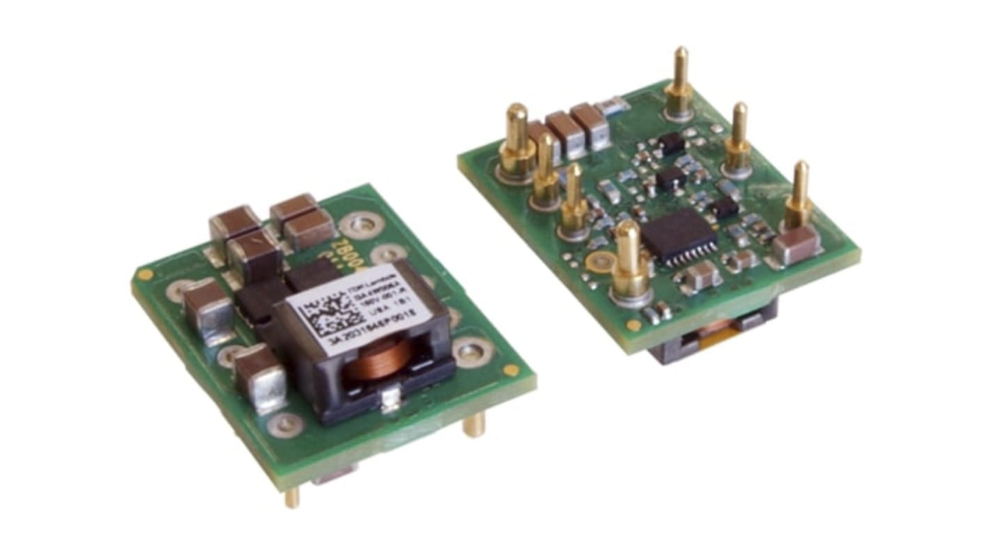 TDK-Lambda I3A4W005A150V DC-DC Converter, 15V dc/ 4.5A Output, 9 → 53 V dc Input, 100W, PCB Mount, +125°C Max