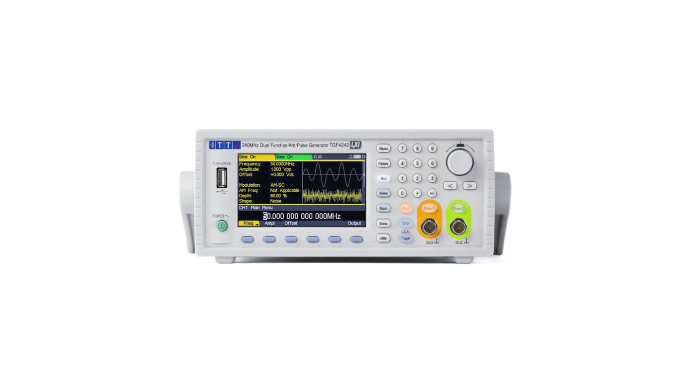 Aim-TTi funkciógenerátor TGF4242, , dig. frekvencia, 250 x 295 x 97mm, GPIB, LAN, USB, +5 → +40 °C