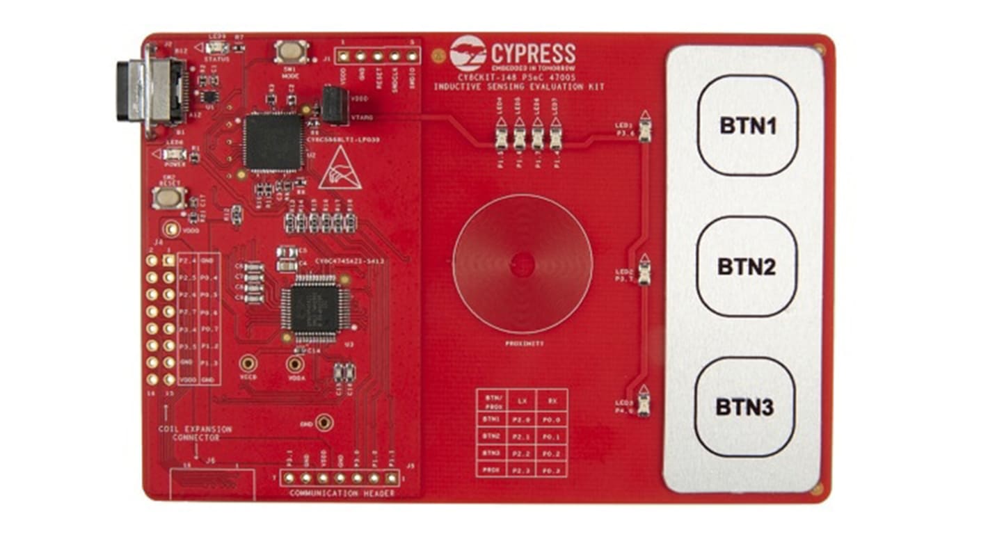 Kit di valutazione 4700S Inductive Sensing Evaluation Kit Cypress Semiconductor