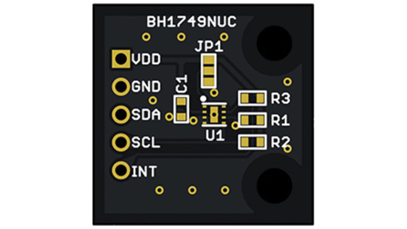 ROHM BH1749NUC Evaluation Board Entwicklungskit, Farbsensor für Farbsensoren