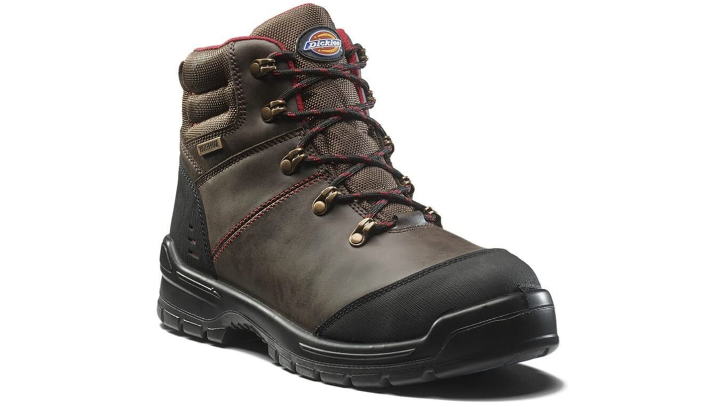 Dickies Cameron Brown Composite Toe Capped Safety Boots, UK 12, EU 47