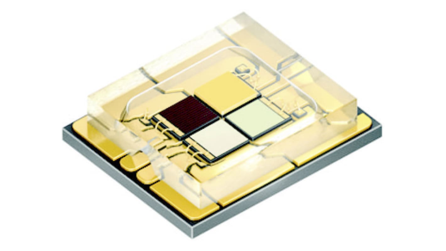 ams OSRAM2.8 (Red) V, 3.4 (Coverted Yellow) V, 3.4 (Deep Blue) V, 4.1 (True Green) V RGBY LED SMT  SMD, OSTAR LE RTDCY