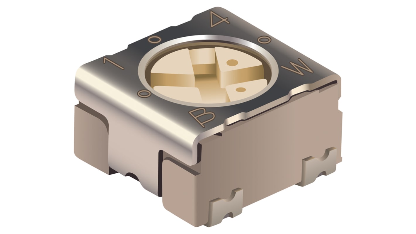 Potenciómetro para PCB Bourns serie PVG3, 10kΩ máximo, ±20%, ±150ppm/°C, 0.25W, , SMD