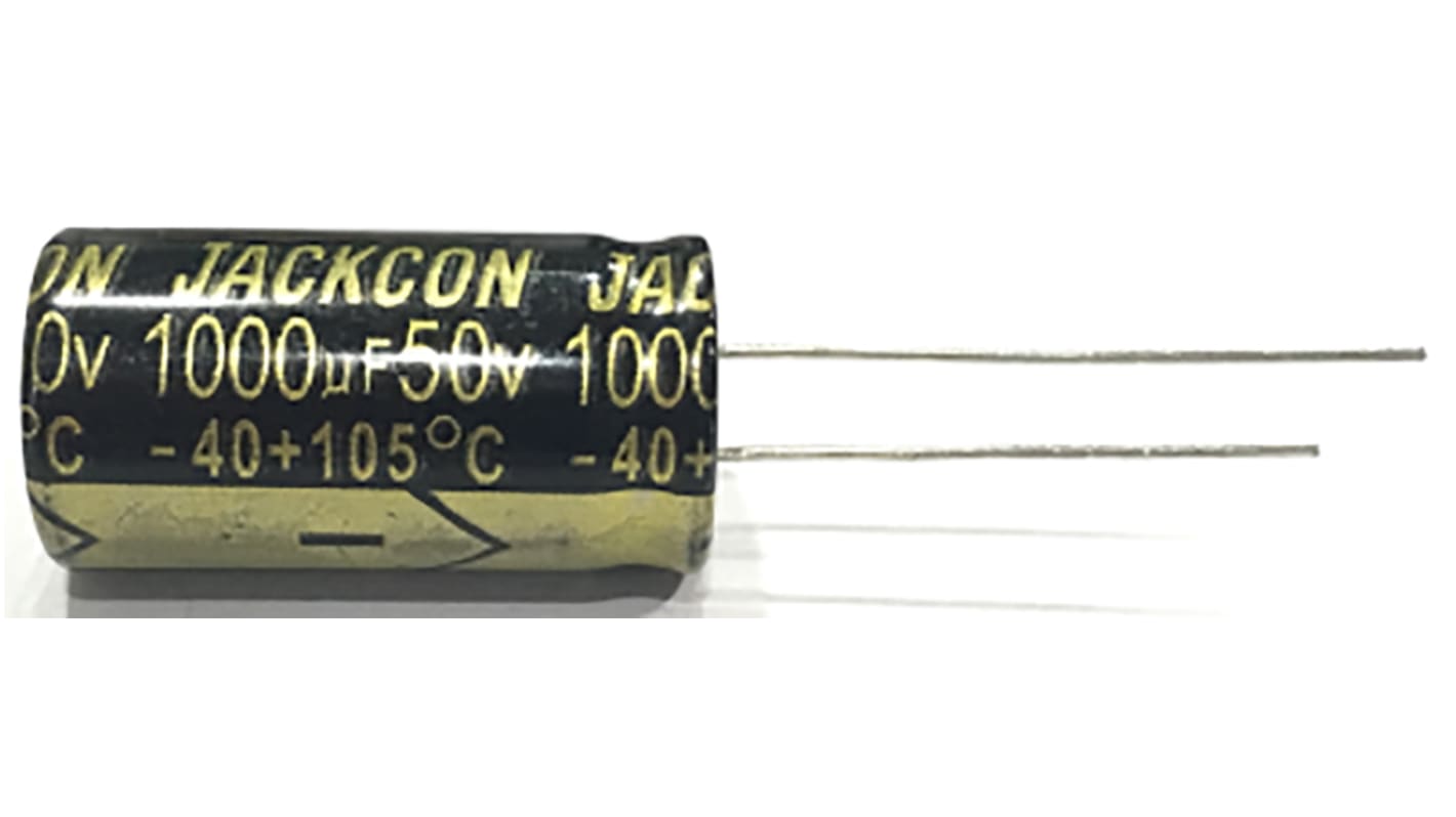 RS PRO 10μF Aluminium Electrolytic Capacitor 100V dc, Radial, Through Hole