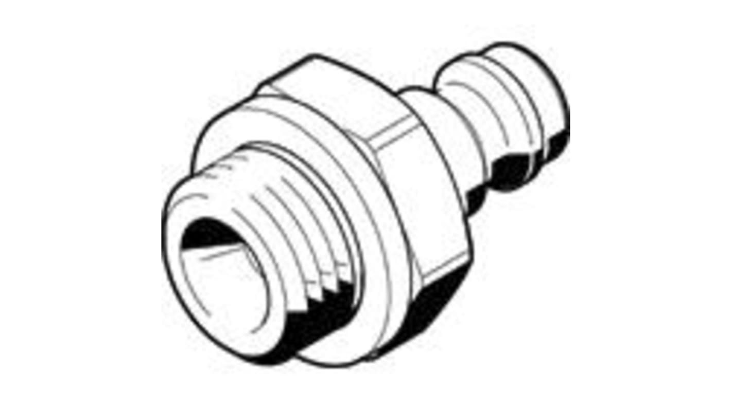 Festo Brass Male Pneumatic Quick Connect Coupling, G 1/8 Female Threaded