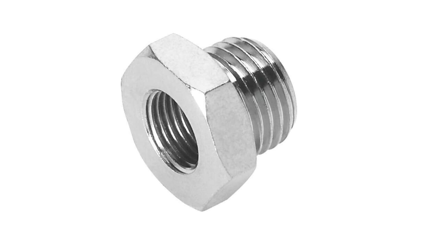 Festo NPFC Series Straight Threaded Adaptor, G 1/4 Male to G 1/8 Female, Threaded Connection Style, 8030308