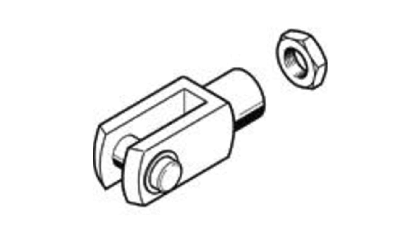 Festo Rod Clevis CRSG-M10X1,25, To Fit 10mm Bore Size