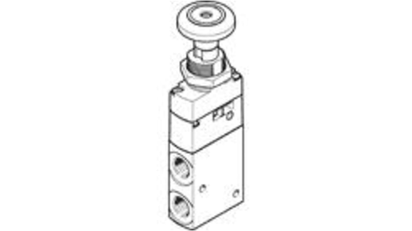 Festo VHEF Pneumatik-Steuerventil, manuell, 5/2, G1/8, 1/8Zoll, Aluminium-Legierung